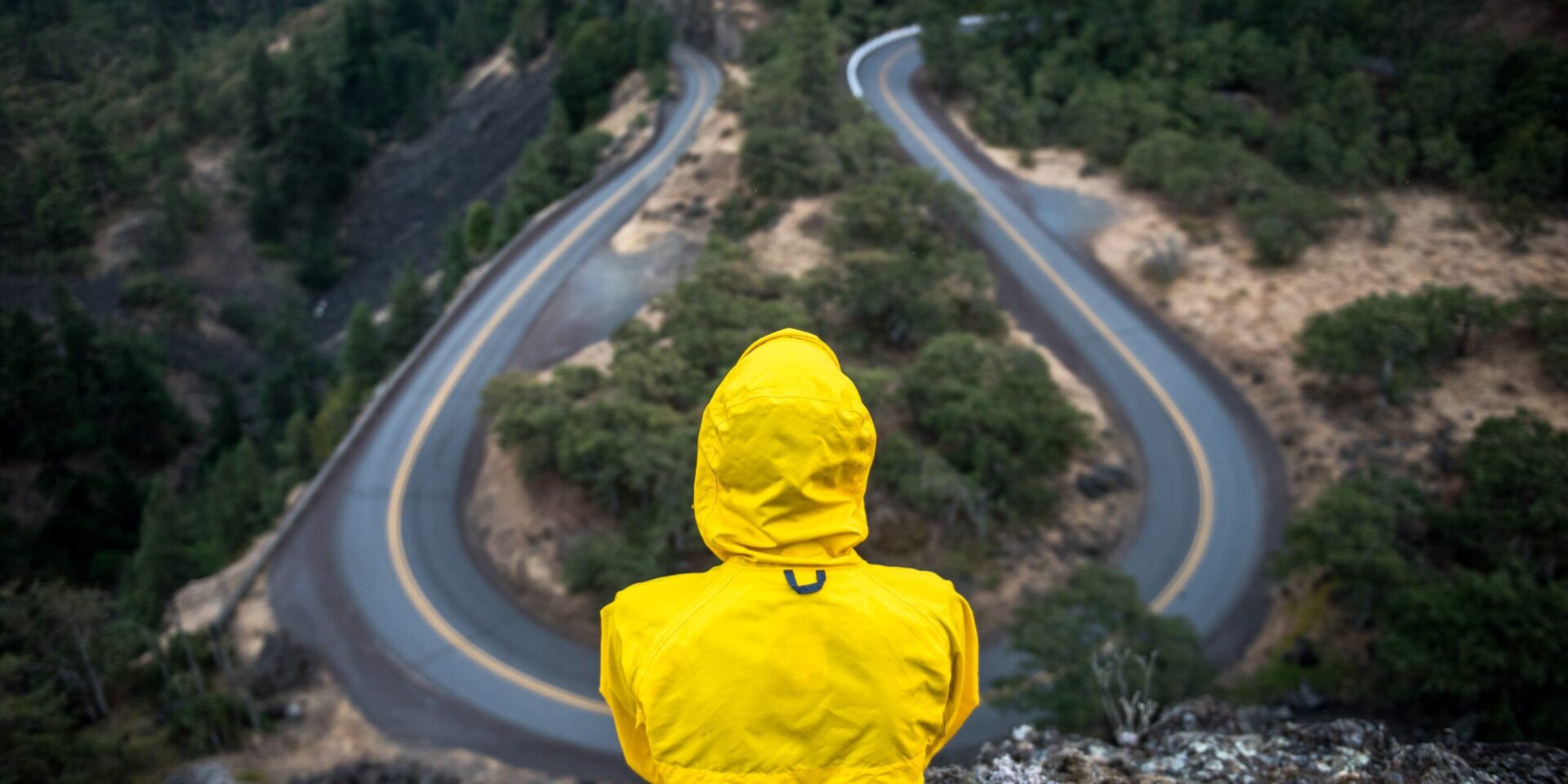 Person overlooking a crossroad, representing the choice between LMS, LXP and ILP
