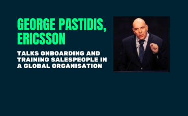 George Pastidis discusses onboarding and training salespeople in a global organisation