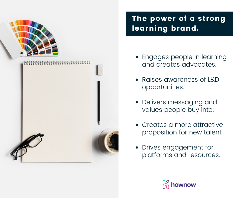 The power of creating a strong learning brand.