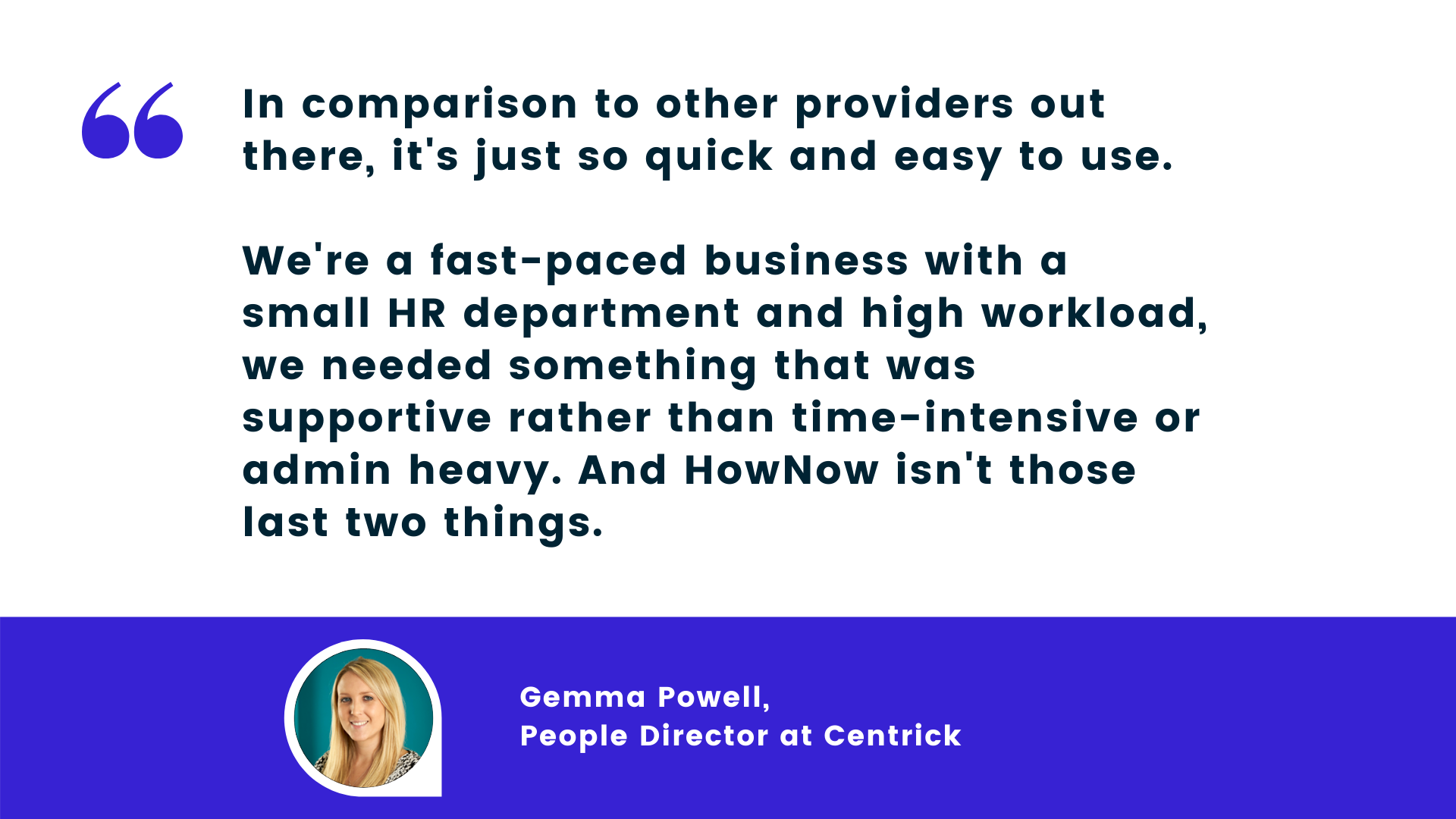Using HowNow to help Centrick's growth as a fast-growing business.